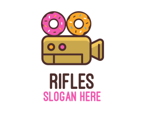 Donut Video Camera Logo