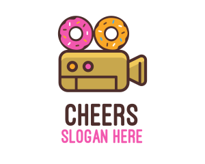 Donut Video Camera Logo