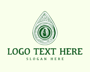 Green - Abstract Avocado Fruit logo design