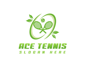 Tennis - Tennis Racket Ball logo design