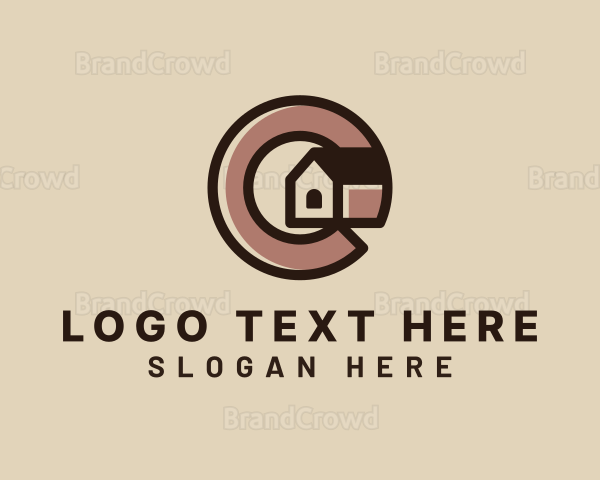 Home Property Letter C Logo