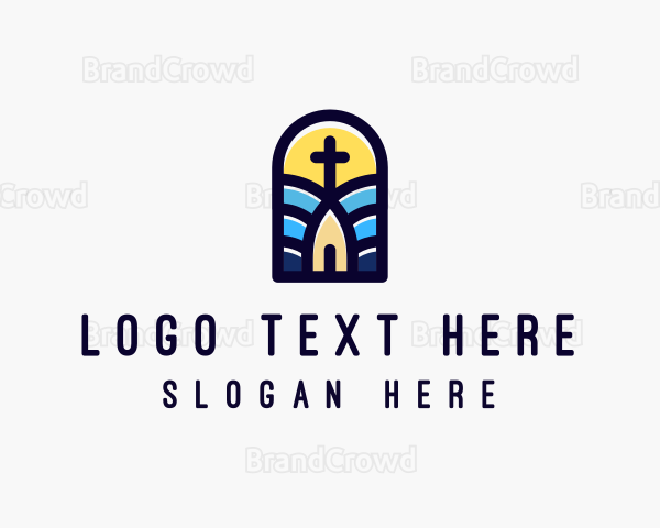 Stained Glass Window Logo