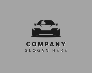 Racer - Car Vehicle Rideshare logo design