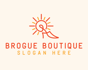 Sunshine Stiletto Boutique logo design