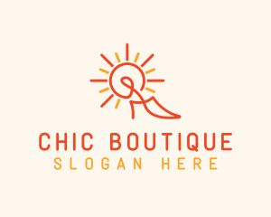 Boutique - Sunshine Stiletto Boutique logo design