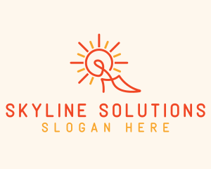 Sunshine Stiletto Boutique logo design