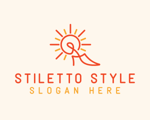 Stiletto - Sunshine Stiletto Boutique logo design