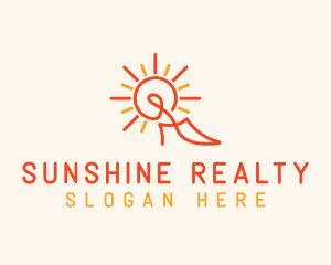 Sunshine Stiletto Boutique logo design