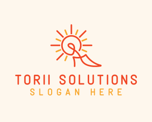 Sunshine Stiletto Boutique logo design