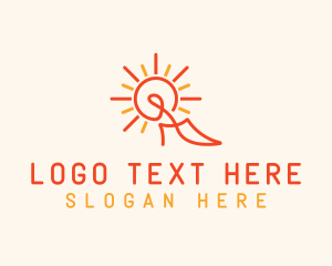 Sun - Sunshine Stiletto Boutique logo design