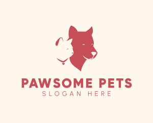 Pet Cat Dog logo design