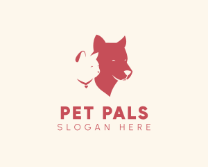 Pet Cat Dog logo design