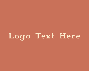 Wordmark - Simple Minimalist Business logo design