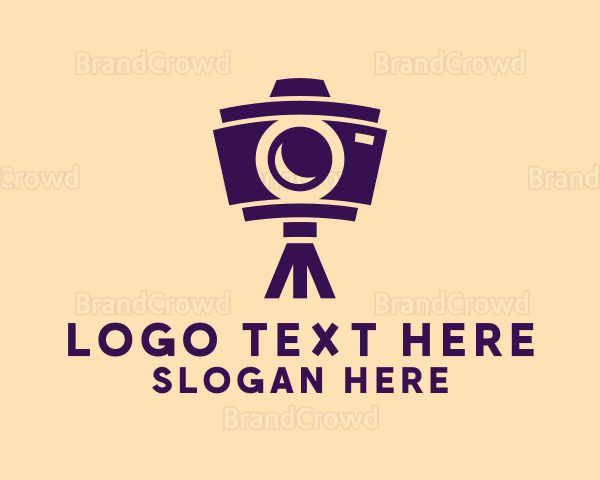 Photography Camera Tripod Logo