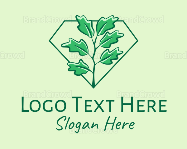 Green Ivy Plant Logo