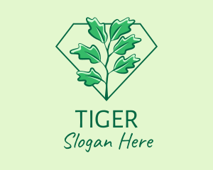 Plant - Green Ivy Plant logo design
