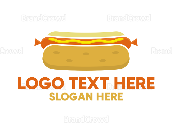 Hot Dog Bun Logo