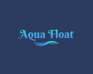 Aqua Sea Wave logo design