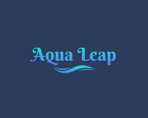 Aqua Sea Wave logo design