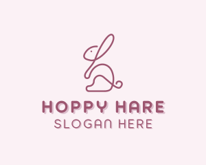 Rabbit - Pet Rabbit Veterinary logo design