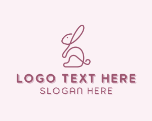 Pet Rabbit Veterinary Logo