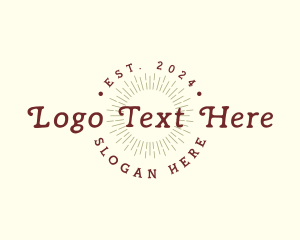 Hipster - Retro Hipster Brand logo design