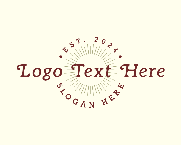 Hipster - Retro Hipster Brand logo design