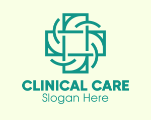 Medical Healthcare Cross logo design