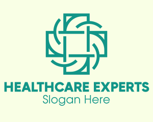 Medical Healthcare Cross logo design