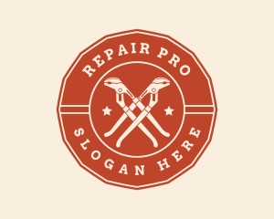 Hardware Repair Pliers logo design