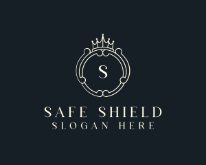 Monarchy Crown Shield logo design