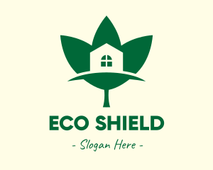 Eco Friendly House logo design