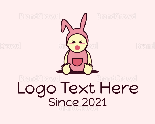 Baby Bunny Costume Logo