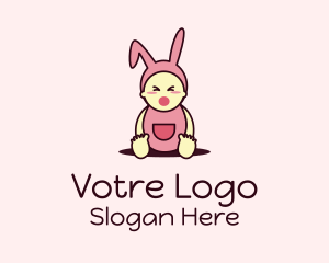 Baby Bunny Costume Logo