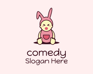 Baby Bunny Costume Logo