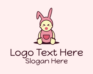 Baby Bunny Costume Logo