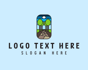 Landscaping - Nature Park Mosaic logo design