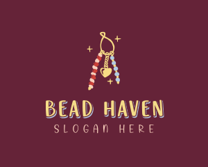 Beaded Keychain Charms logo design