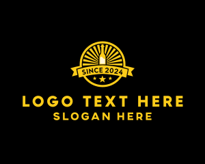 Gold - Golden Beer Tavern logo design