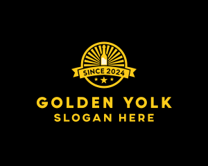 Golden Beer Tavern  logo design