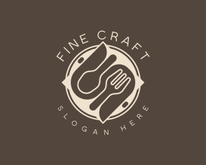 Catering Restaurant Utensil logo design