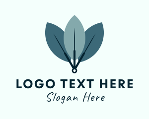 Traditional - Nature Spa Needle logo design