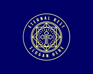 Funeral - Catholic Christian School logo design