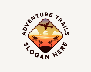 Summer Beach Adventure logo design