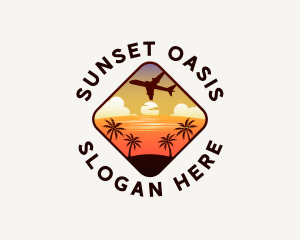 Summer Beach Adventure logo design