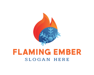 Burning - Burning Snow Business logo design