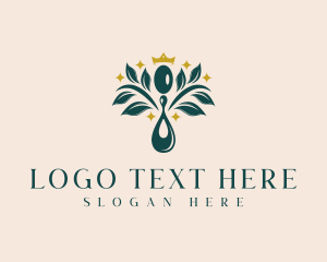 Oil - Essential Oil Wellness logo design