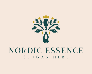 Essential Oil Wellness logo design