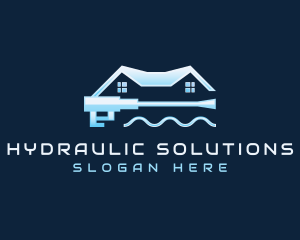 Hydraulic - Pressure Washing Cleaner logo design