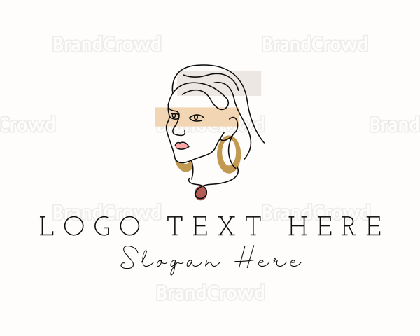 Elegant Fashion Lady Logo